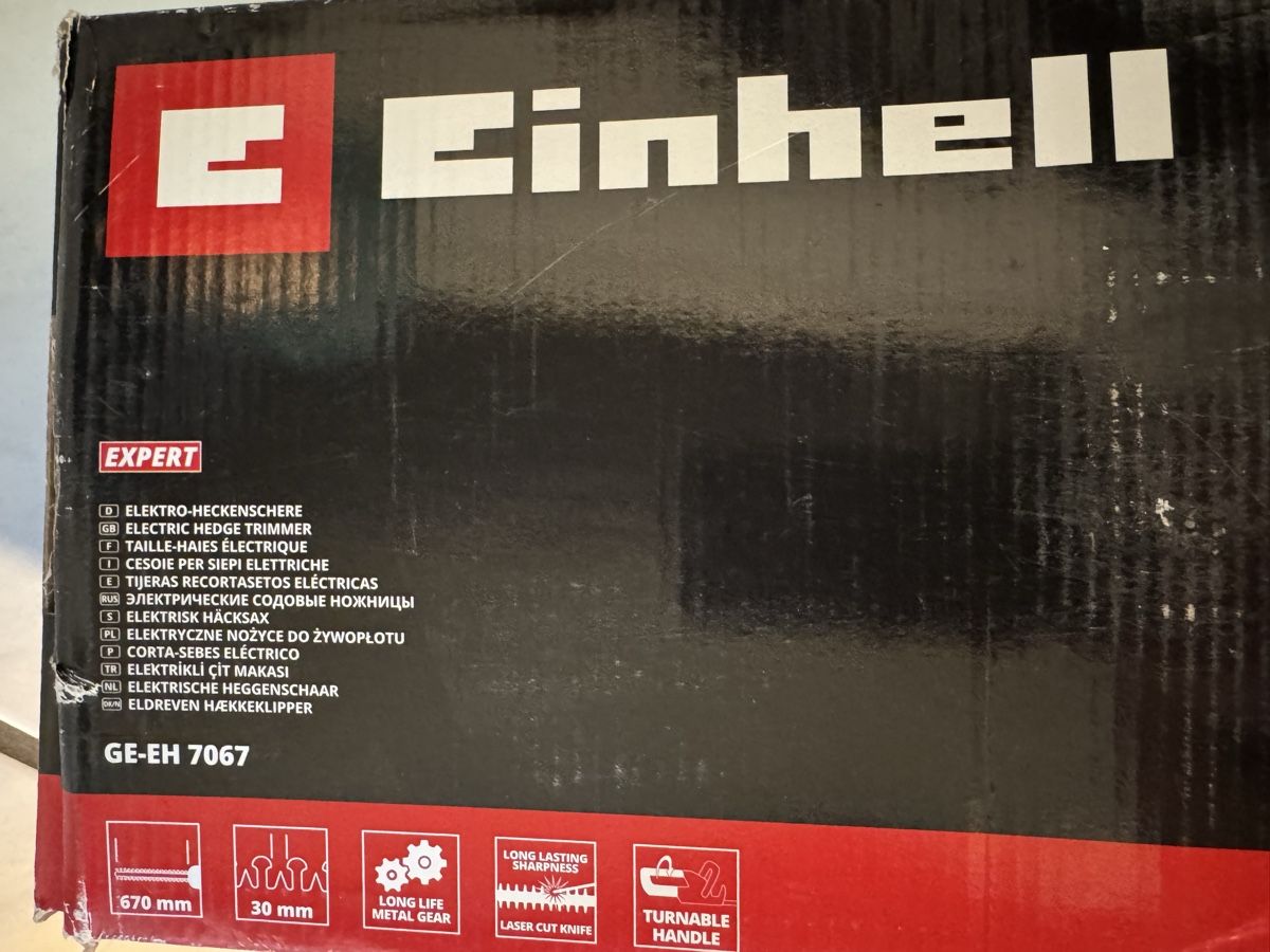 Einhell Tutti gli attrezzi: Einhell GE-EH 7067 Hedge Trimmer – Nuovo e nell'imballaggio originale da Thalwil venduto da ric_j75l