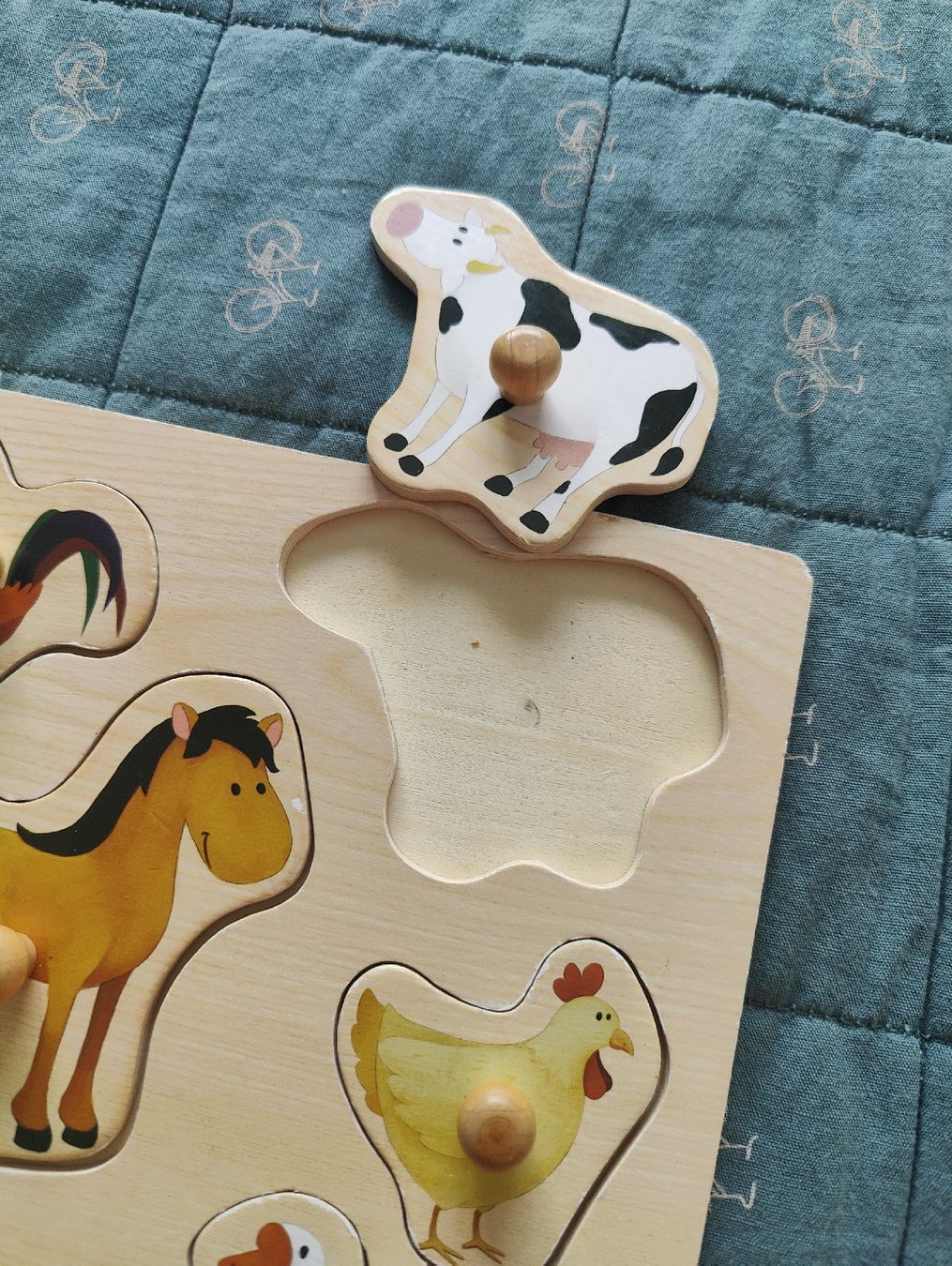 Puzzle: Holz-Steckpuzzle Bauernhoftiere – Usato da Zürich venduto da sof_f2ts 1