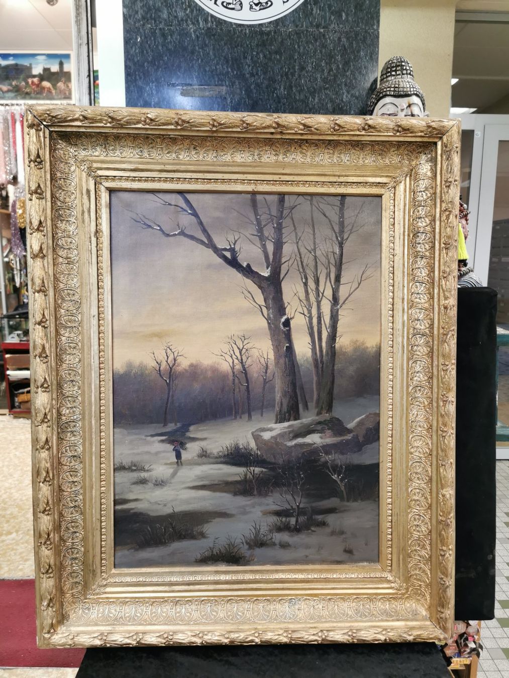 Dipinti: ANCIENNE HUILE SUR TOILE – Usato da Genève venduto da Qanil77