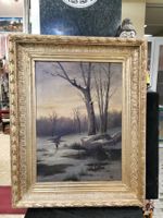 ANCIENNE HUILE SUR TOILE