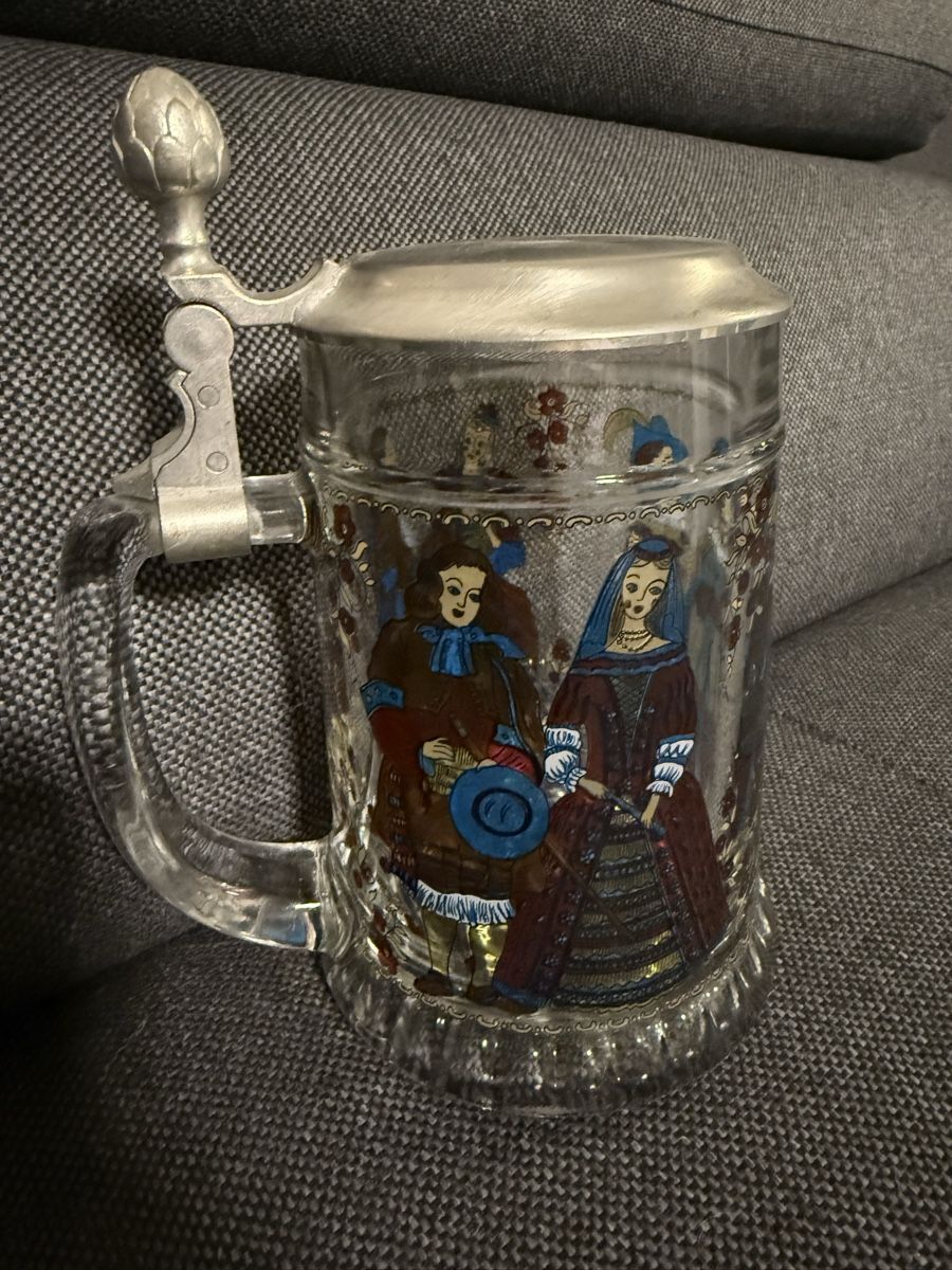 Bicchieri: Bierkrug BMF mit Zinndeckel – Usato da Buchs SG venduto da and_d8tp 3