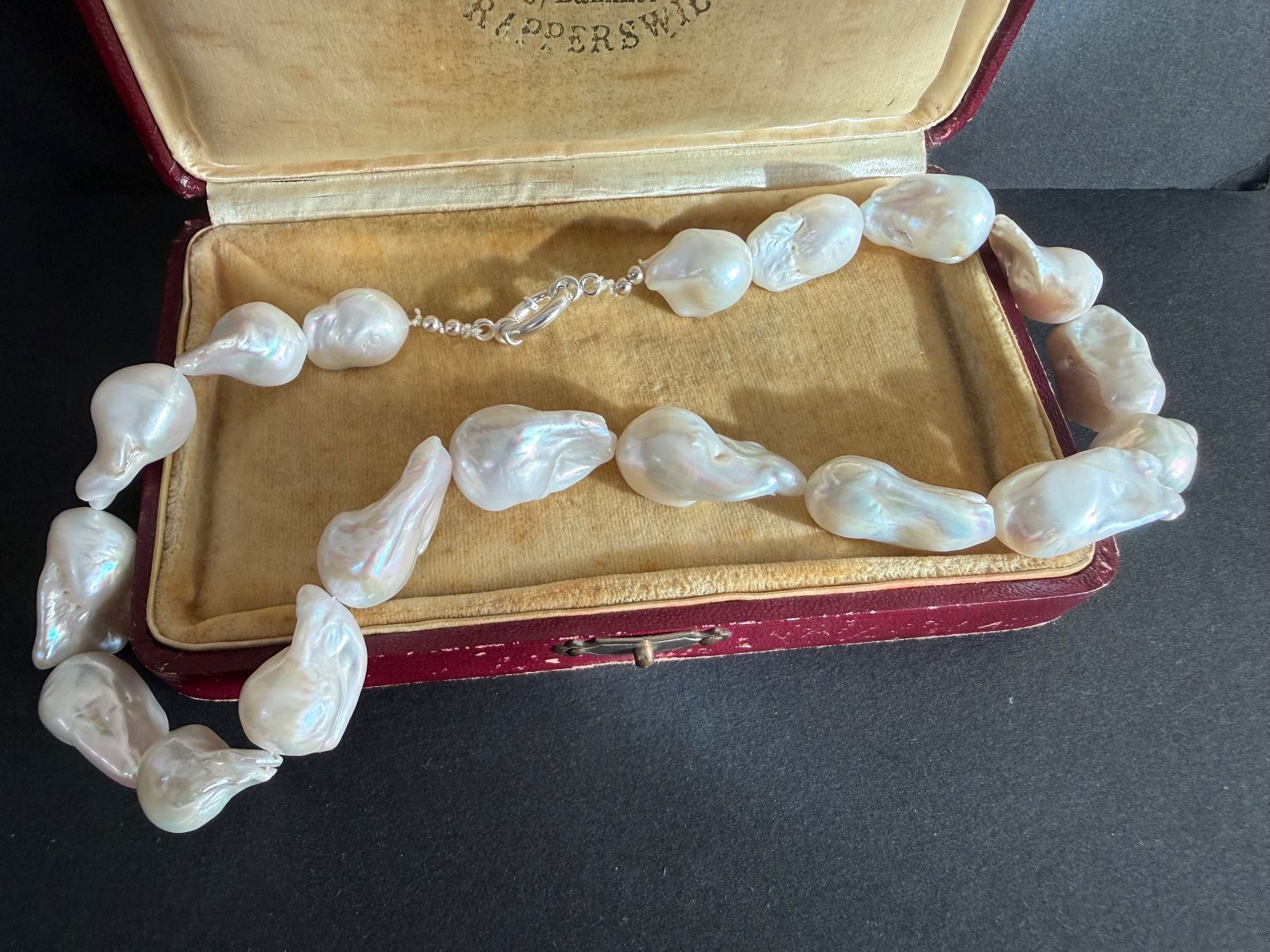 Catenine: Barockperlen Kette mit Silber Verschluss 925 – Usato da Spiegel b. Bern venduto da Rogger72 3
