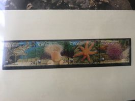 Alderney 1993 Satz WWF Meeresfauna postfrisch Zusammendruck