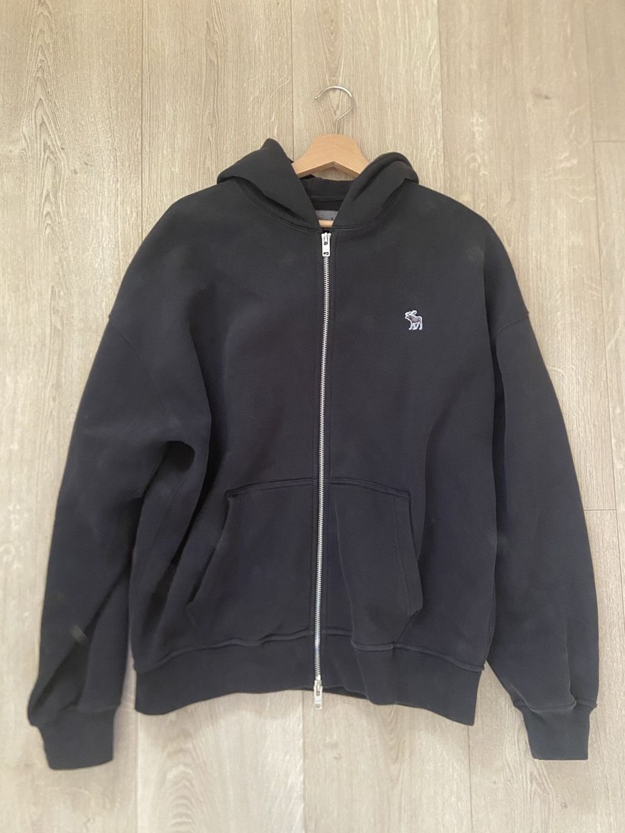 Giacche: abercombie & fitch zip jacke schwarz – Usato da Stäfa venduto da JamesO03