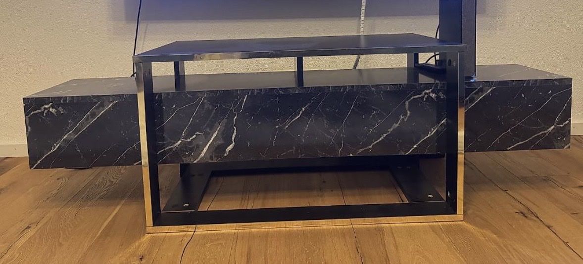 Mobili TV: TV-Möbel Schwarz Marmor Optik – Usato da Weiach venduto da cor_2sss