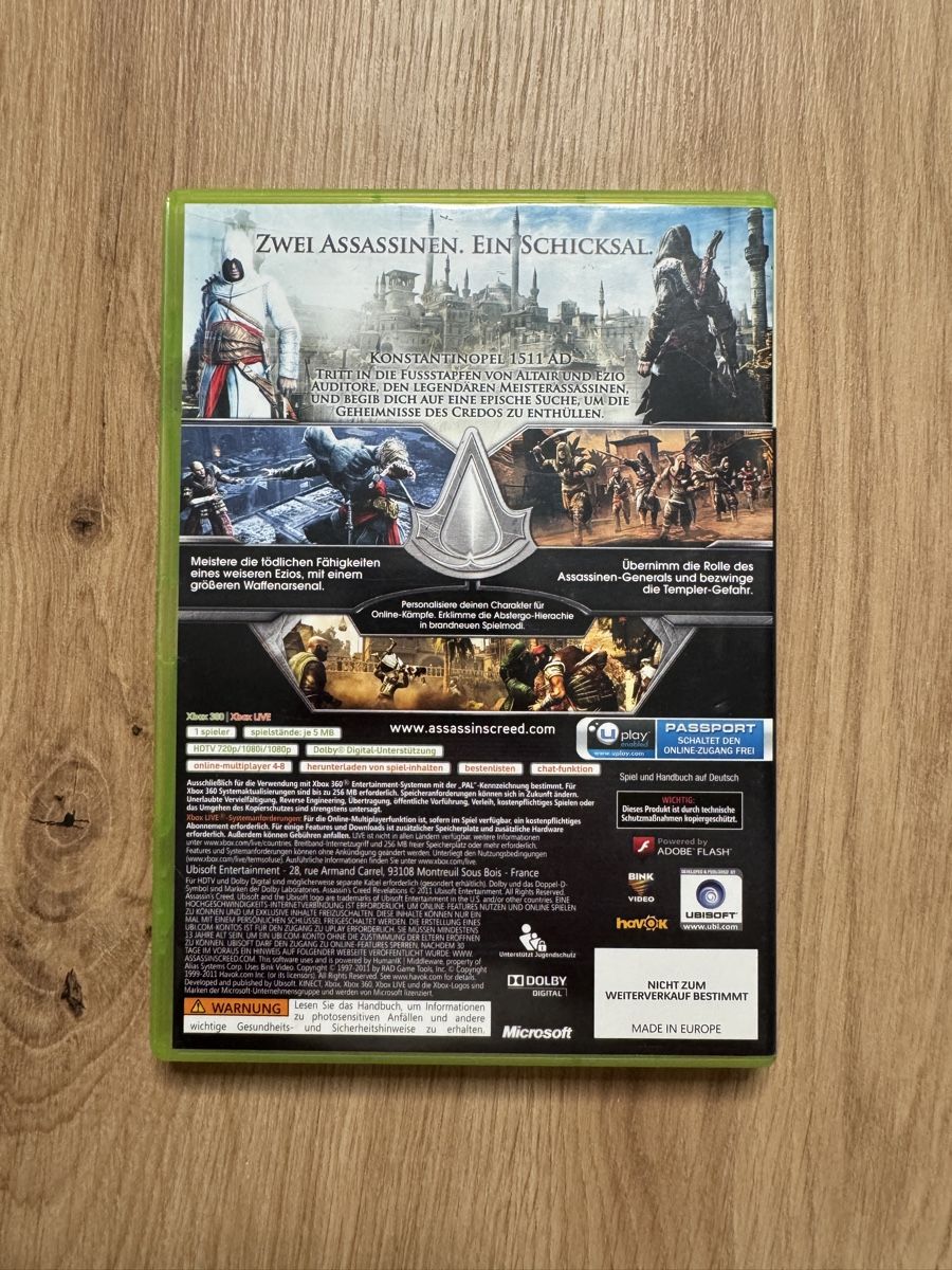Microsoft Spiele: Xbox 360 - Assassin's Creed: Revelations - Game – Gebraucht aus Biberist von etesummer 1