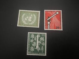 Deutsche Bundespost  1955 Mi. Nr. 219-21 *   (4926)