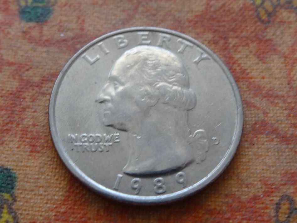 Tutti le monete: USA Quarter Dollar 1989 – Usato da Romanel-sur-Lausanne venduto da Swift13