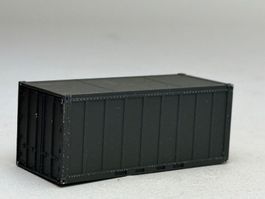 EB- 20 Ft. Container neutral olivgrün lackiert Miltär