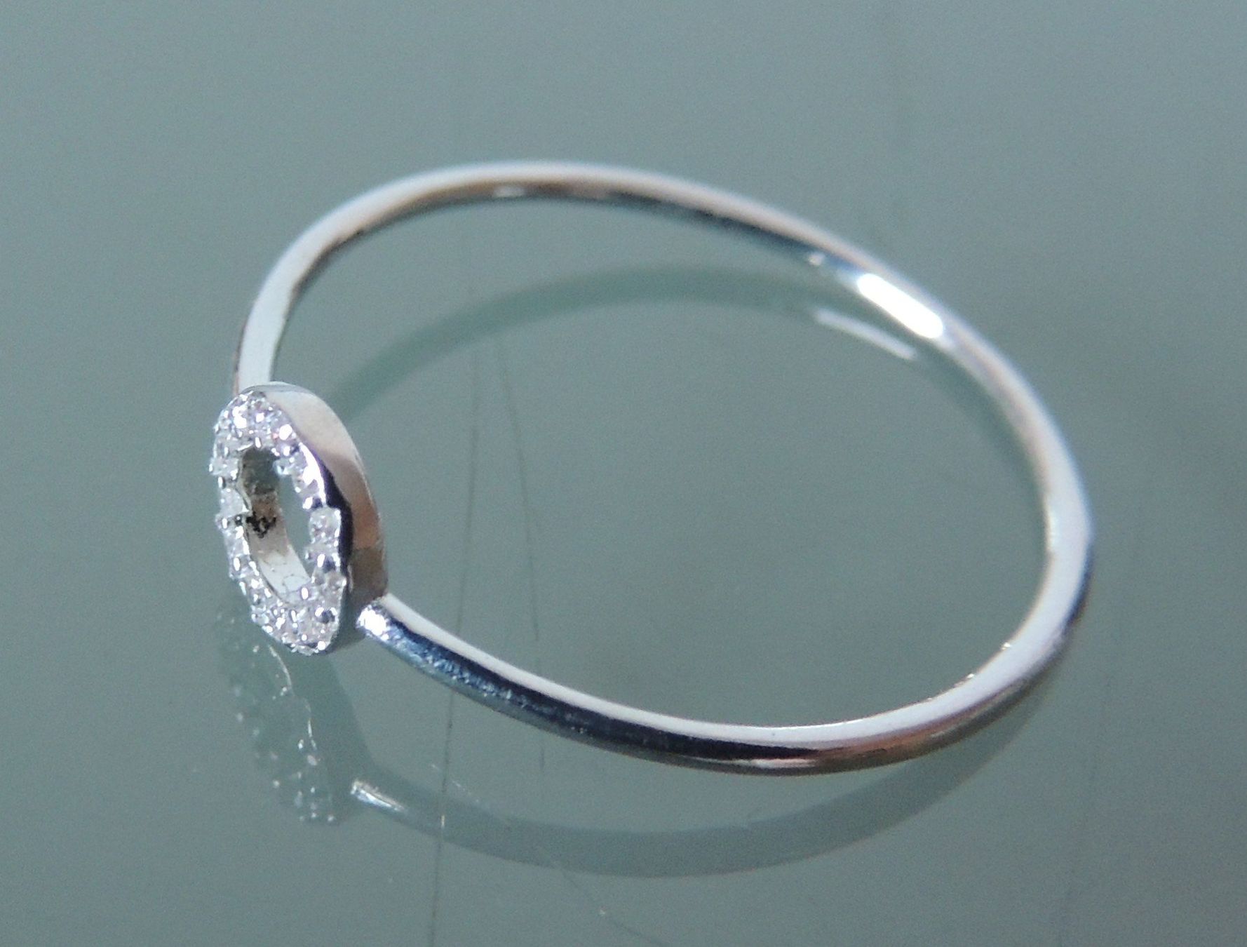 Anelli: Silber 925 Fingerring mit Zirkonia Gr. 56 – Nuovo e nell'imballaggio originale da Waldenburg venduto da schaller707 3