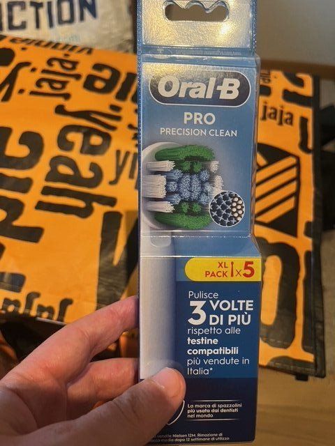 Oral B Cura dei denti: Oral B Pro precision clean x5 – Nuovo e nell'imballaggio originale da Noville venduto da Berlusconi55