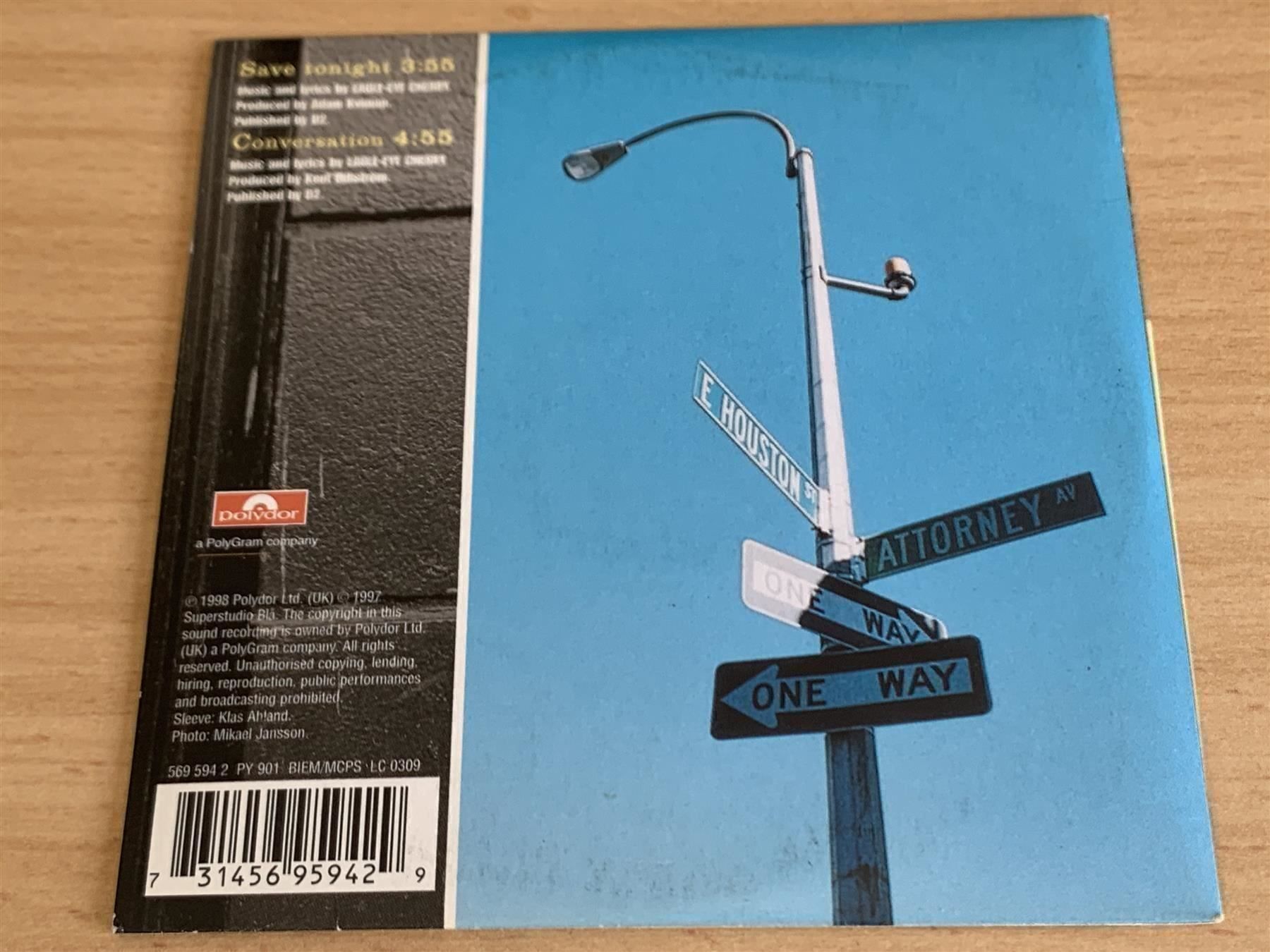 CDs: Eagle-Eye Cherry – Save Tonight – Gebraucht aus Rikon im Tösstal von Alpenmutz 1