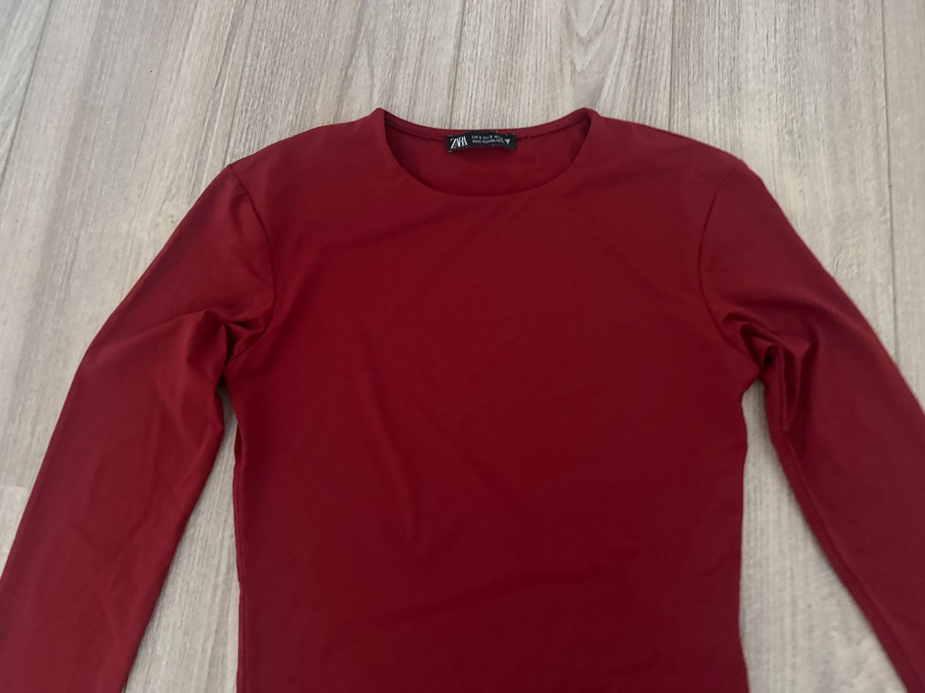 Top: Bordeau Oberteil von ZARA Gr. S – Usato da Bonstetten venduto da VCLS 1