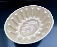 Antike Puddingform, oval, Keramik, Vintage, Top Zustand!