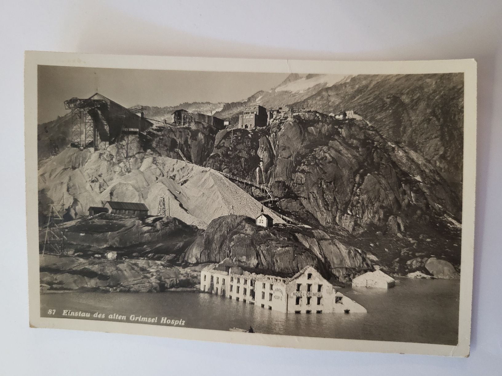 Ansichtskarten: Ansichtskarte Grimsel Hospiz Bau Rmu – Gebraucht aus nunningen von mic_88k2