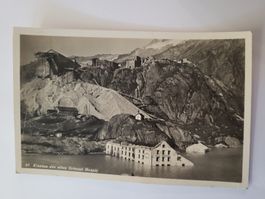 Ansichtskarte Grimsel Hospiz Bau Rmu