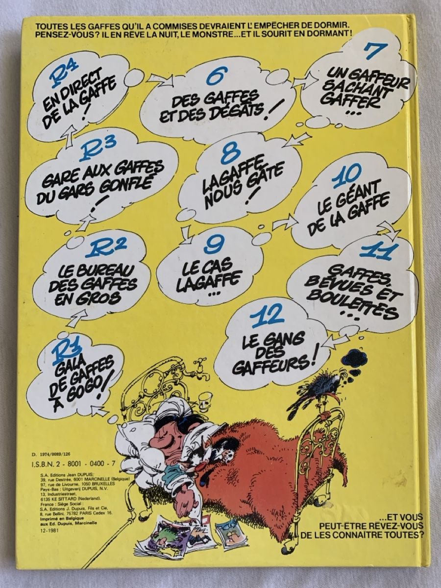 Fumetti: BD: Gaston Lagaffe - T12 – Usato da Gland venduto da thi_tv5t 1