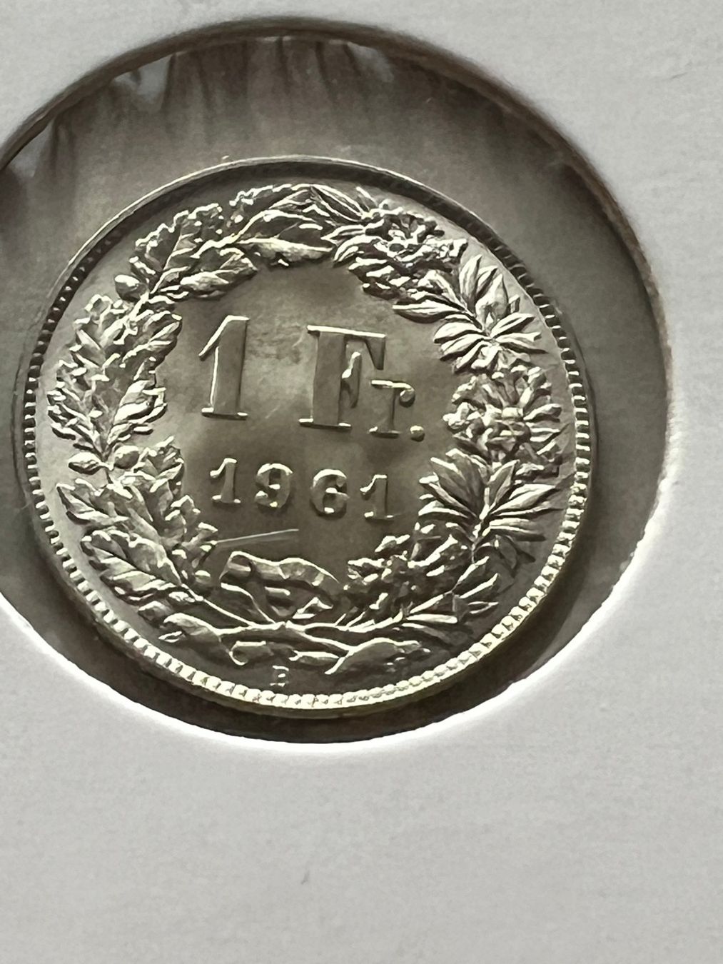 Tutti le monete: 1 Fr. 1961 unz. – Nuovo (secondo la descrizione) da Schötz venduto da Odpa