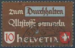 1942 - Altstoffverwertung - Durchhalten • dt - Abart