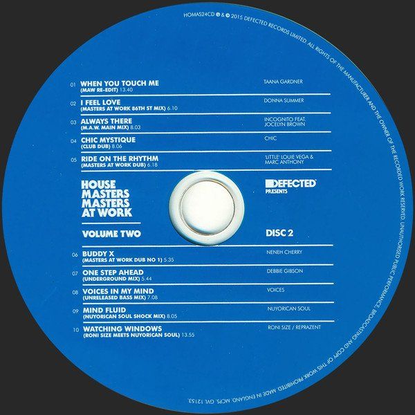 CD: Masters At Work: House Masters,Volume Two Rar und Vergr. - c – Usato da Brittnau venduto da Zibu 5