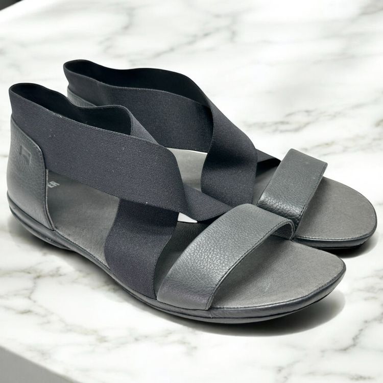 Chaussures Femme Gina En Satin Noir - Pointure 36.5, Talon Moyen - Occasion