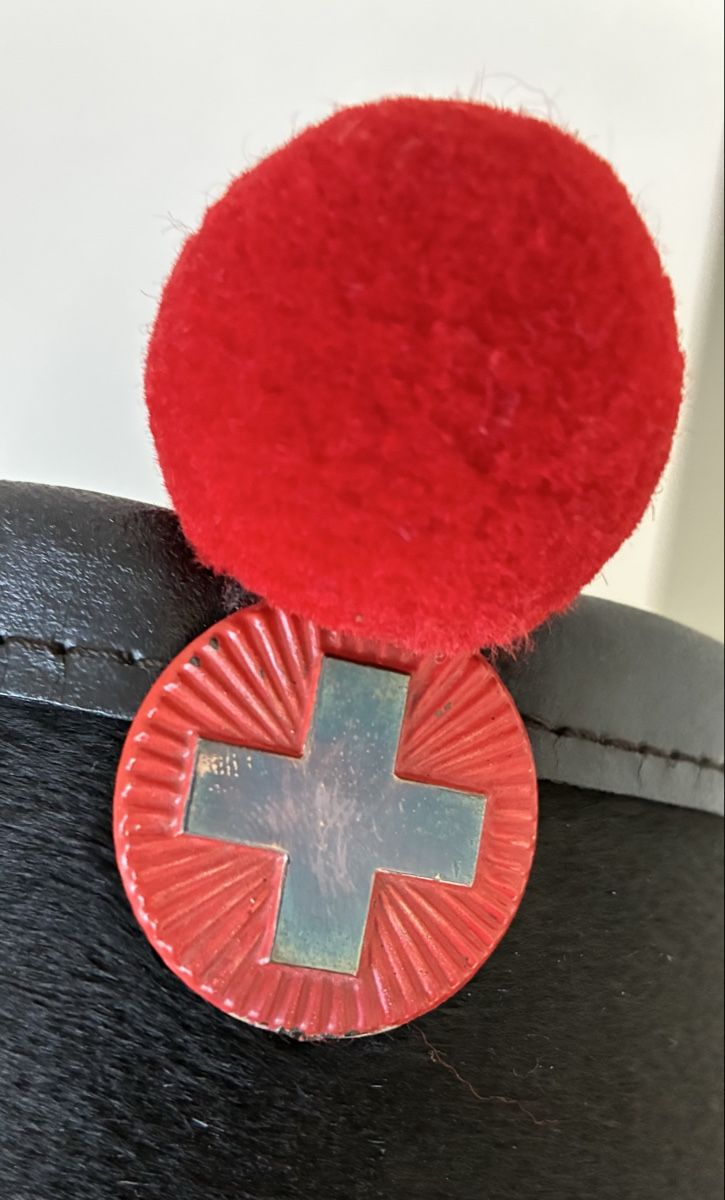 Schweizer Armee Uniformi: Tschako 1898 Train Artillerie  – Usato da Gutenswil venduto da Antiques77 6