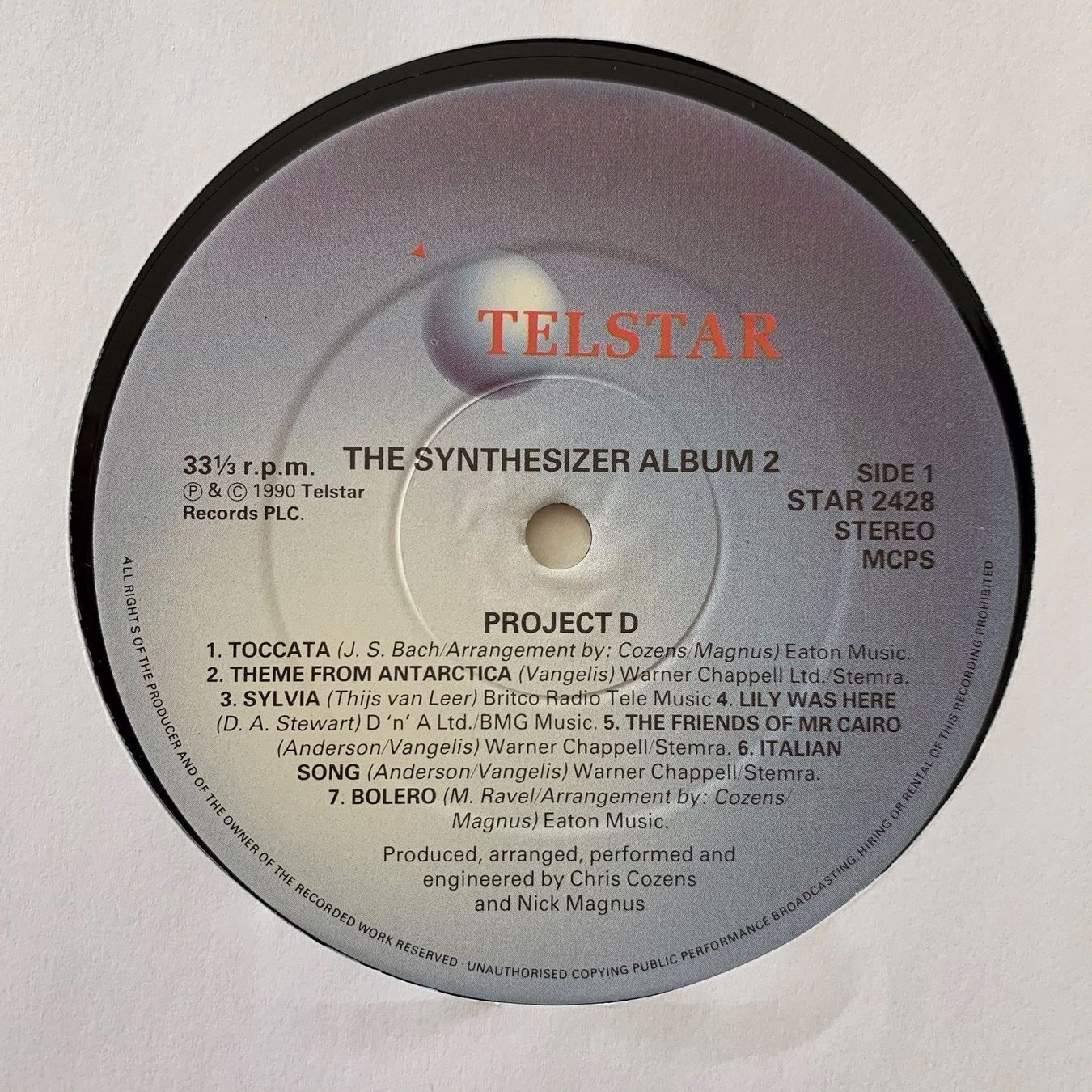 Schallplatten: THE SYNTHESIZER ALBUM 2 / PROJECT D – Gebraucht aus Sarnen von m-basic 2
