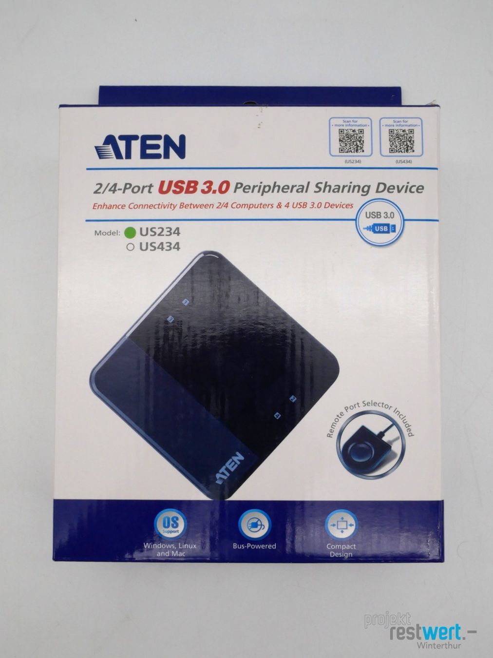 Hubs & Switches: ATEN USB 3.0 4xPeripherie 2xPC Freigabe-Switch – Neu (gemäss Beschreibung) aus Winterthur von Restwert_Winterthur 6