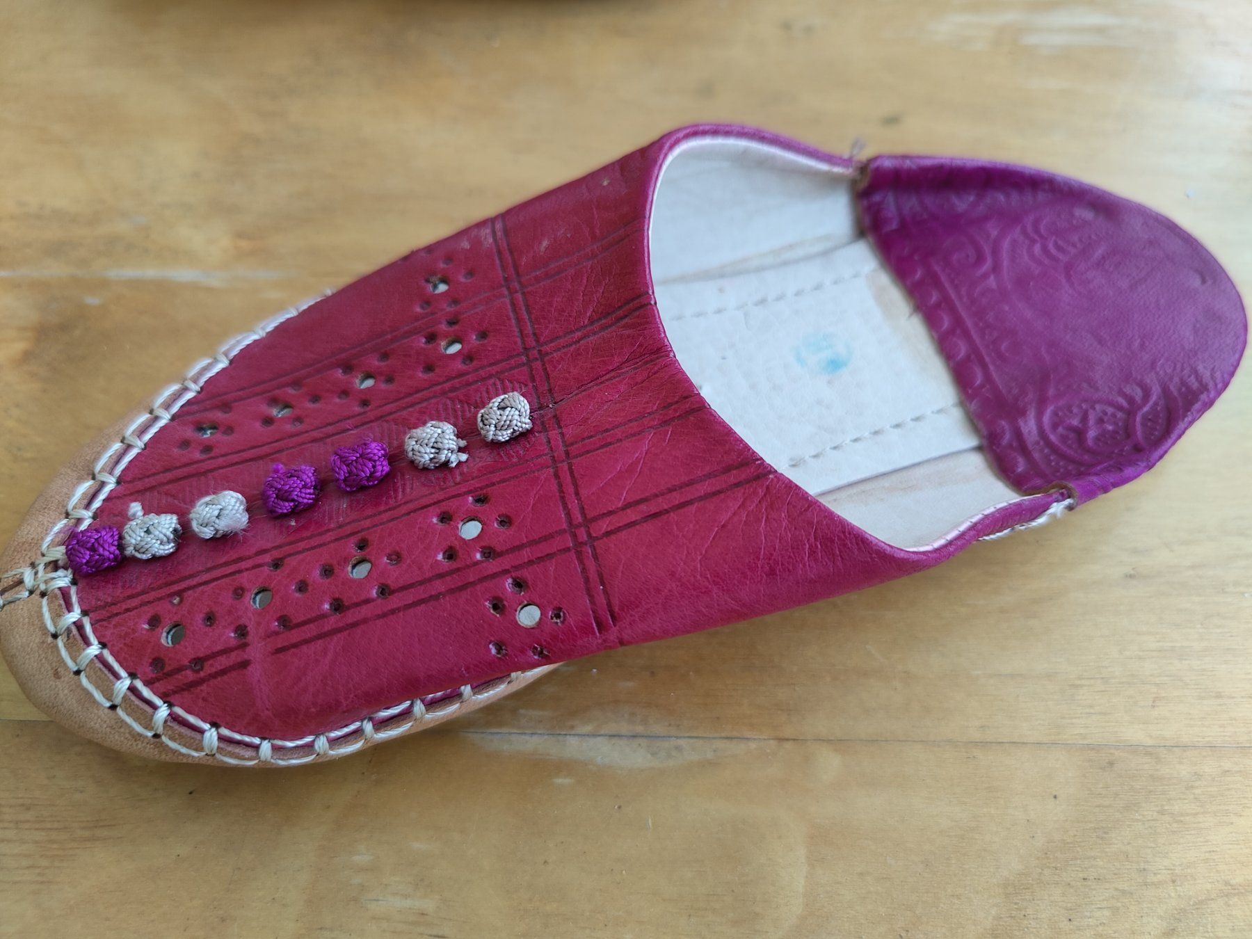 Bape Herrenschuhe: Neue Original Leder-Babouche aus Marokko – Neu (gemäss Beschreibung) aus Zuerich von Gygerss 2