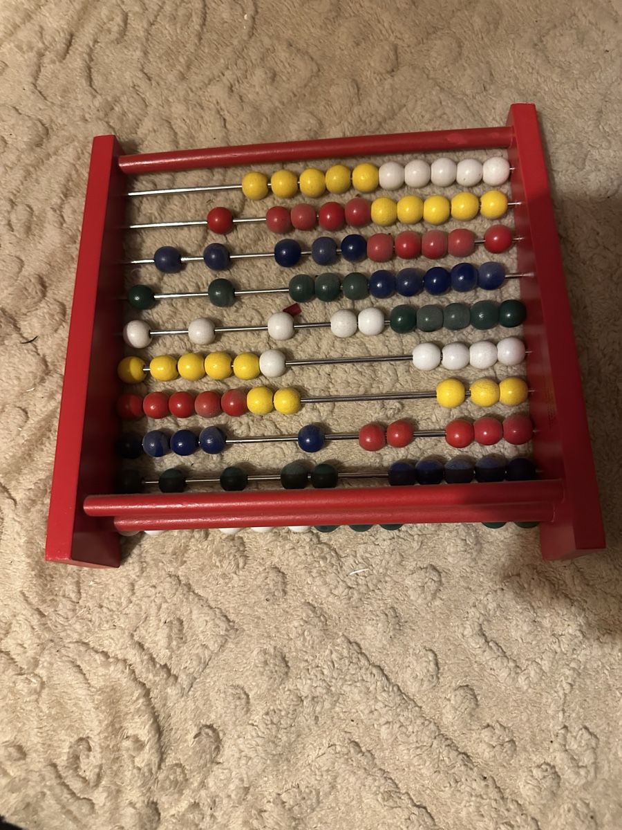 Giochi: Abacus en bois coloré - Jouet éducatif  – Usato da Vernier venduto da Chiara1907 1