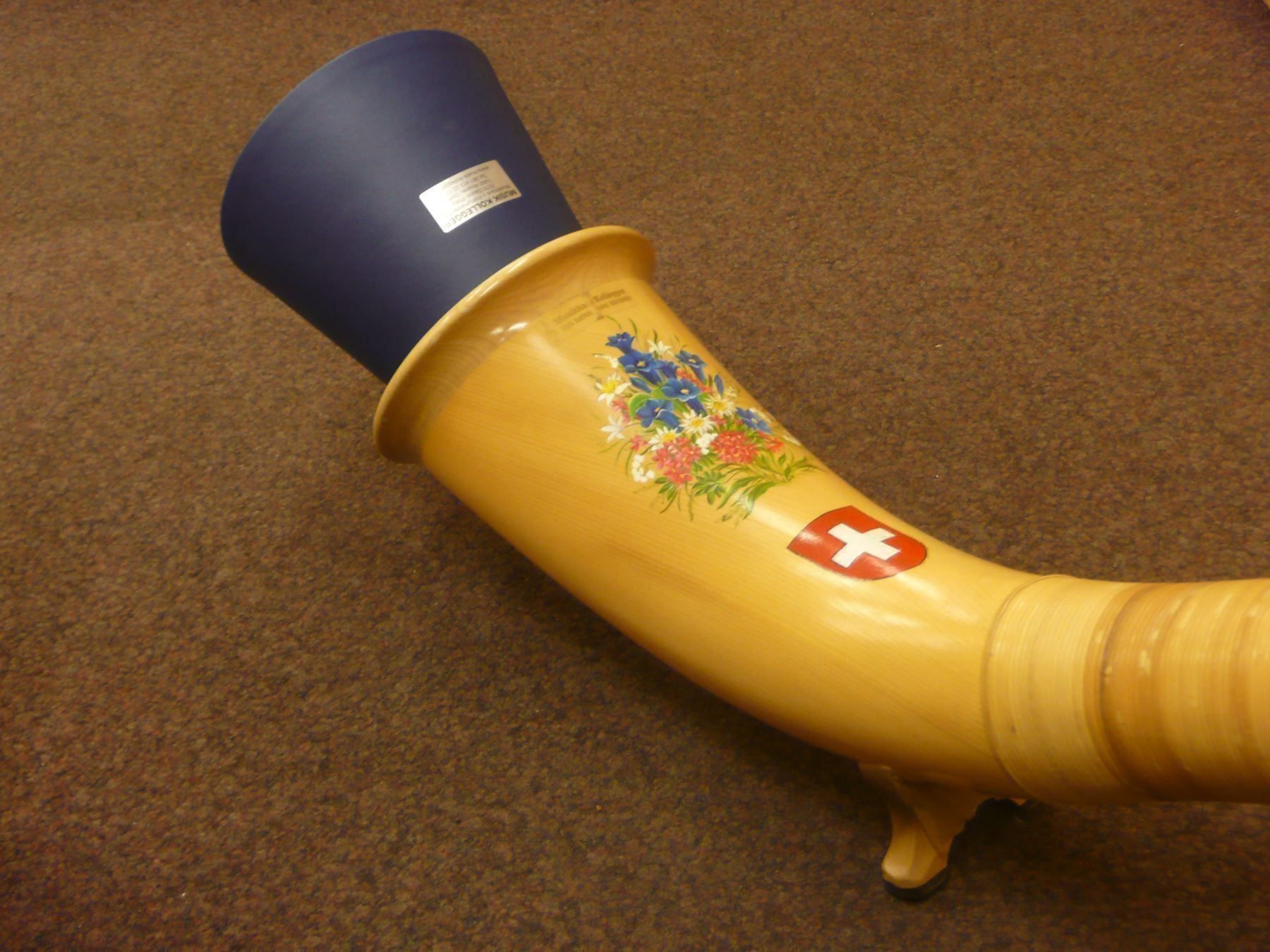 Musikinstrumente: Alphorn - Dämpfer – Neu und originalverpackt aus Davos-Platz von musikhauskollegger