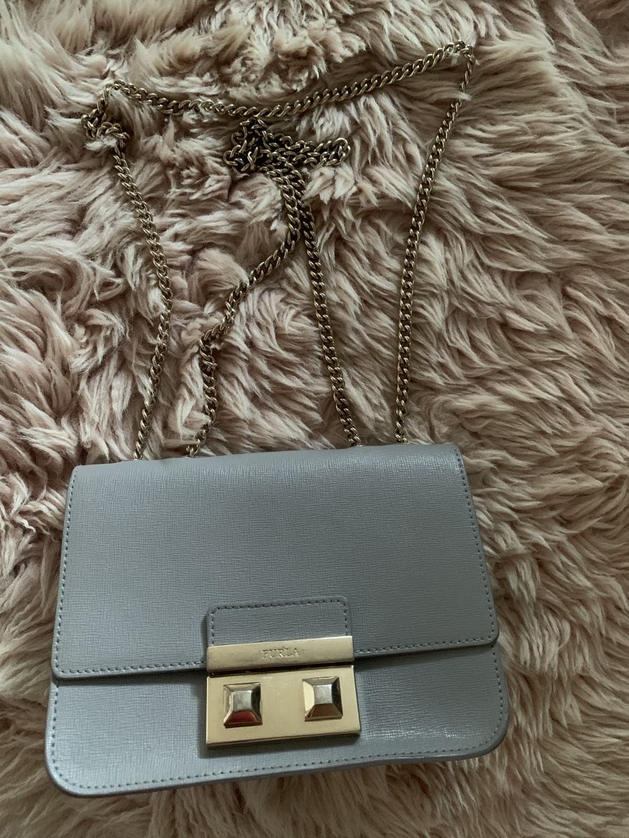 Furla Taschen für Damen: Furla echtleder tasche grau – Gebraucht aus Zürich von Nikuska32
