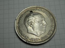 Spanien 50 Peseten, 1957