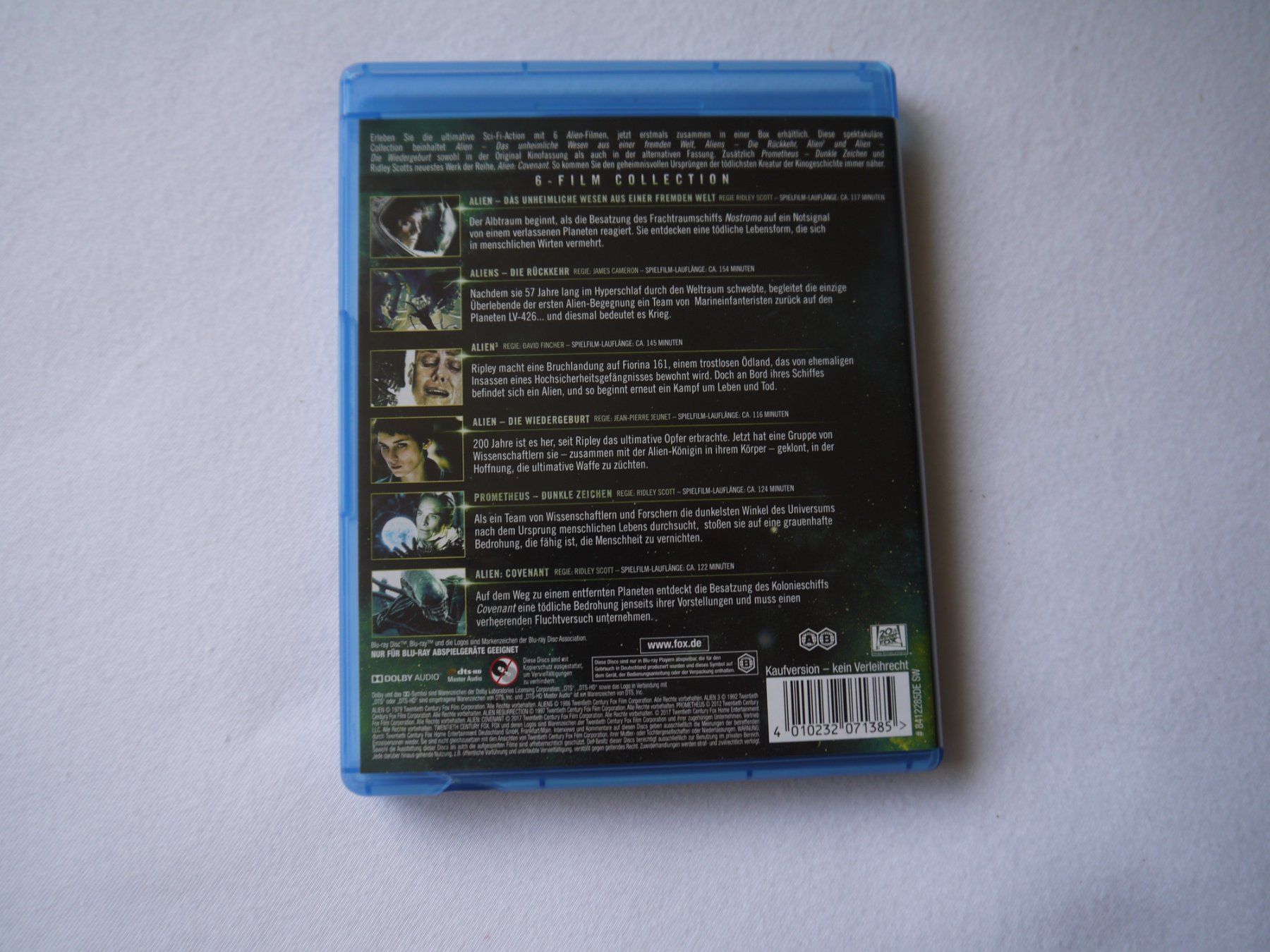 Spielfilme: ALIEN 6-Film Collection – Gebraucht aus Hagendorn von  4