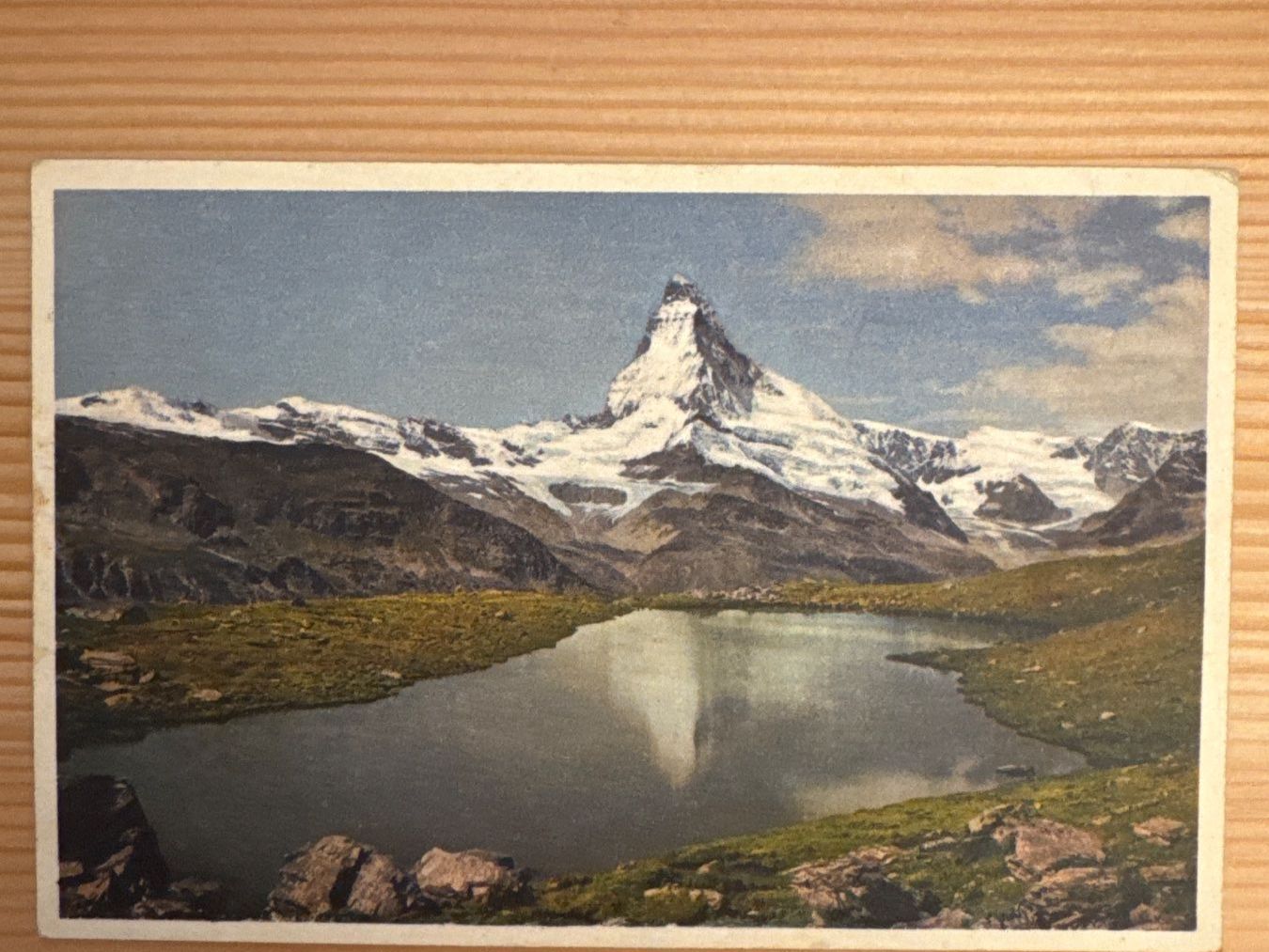 Cartes postales: 6 antike Ansichtskarten, mit gemalten Landschaften im Wallis – Neuf (Voir description) à Zürich par Tarafo5 8