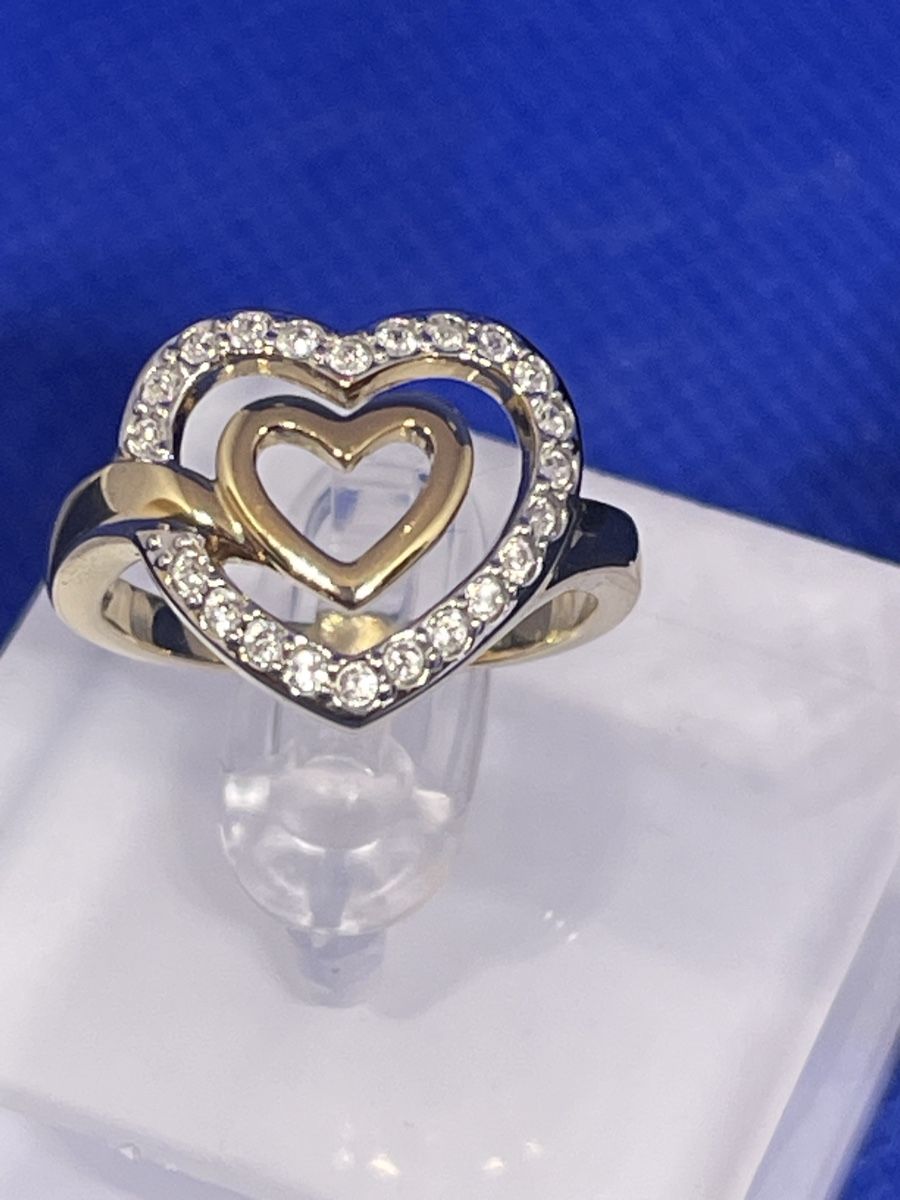 Swarovski Anelli: Original Swarovski Herz Ring wunderschön 💍 – Usato da Zürich venduto da Hamaster 2