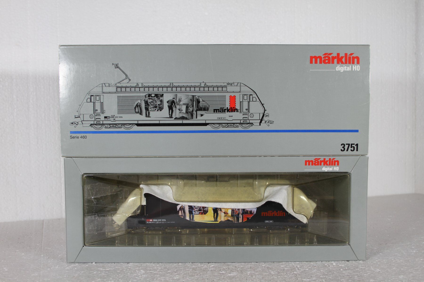 Märklin Modellini di ferrovie: Märklin 3751SBB Re 460 Heizer – Usato da Triesen venduto da gleis8 7