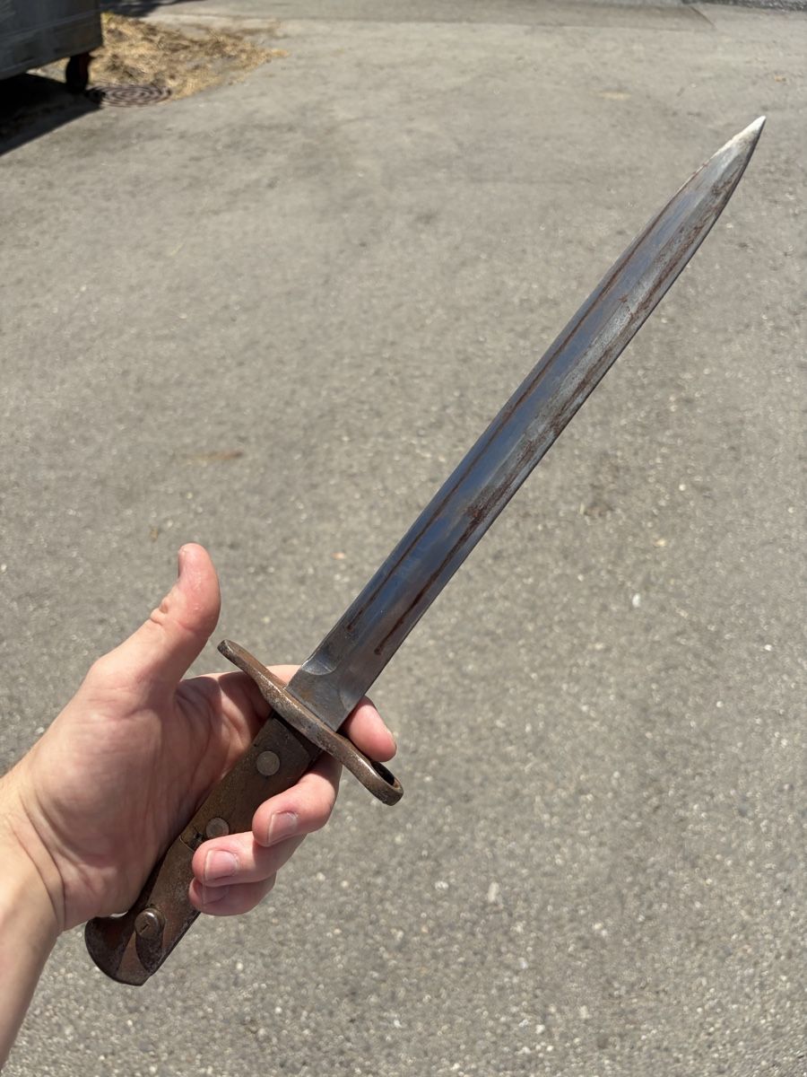 Schweizer Armee Armi bianche: Baïonnette Suisse "1900"  – Usato da Vuadens venduto da vin_p8k5