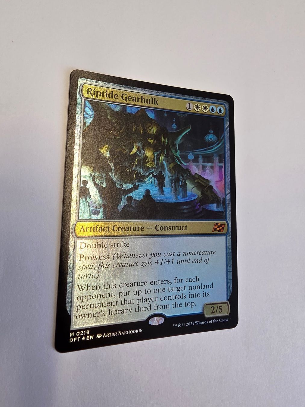 Magic The Gathering Carte collezionabili: MTG -DFT- Karte: Riptide Gearhulk - FOIL – Nuovo (secondo la descrizione) da Mörigen venduto da Gadgeteer 1