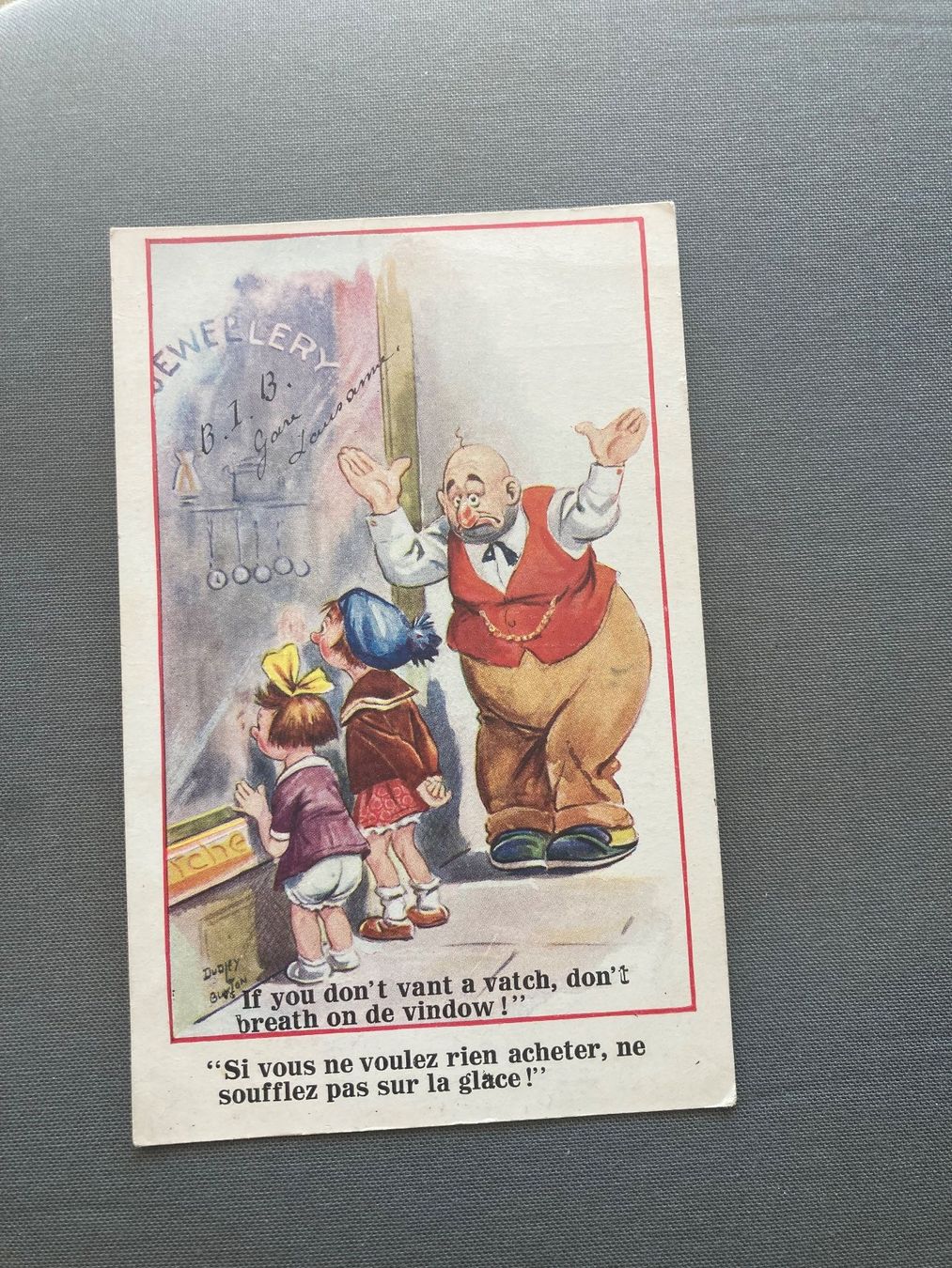 Cartoline postali: Antike Comic Postkarte, Sammlerstück, – Usato da Zürich venduto da mik_h9ty