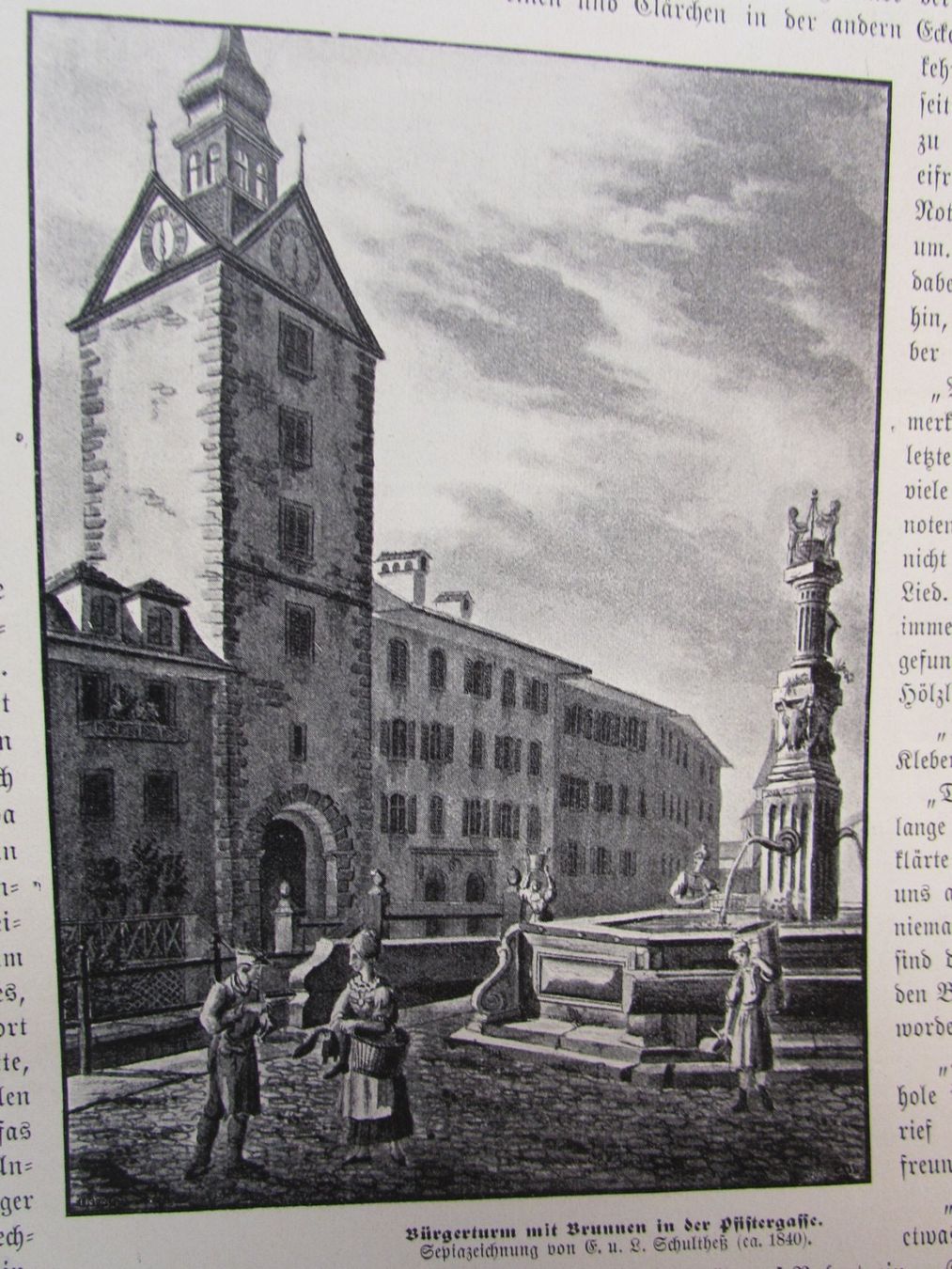 Grafica & Litografie: Luzern,Kloster,Burgen, 1900 – Usato da Walchwil venduto da Shells1