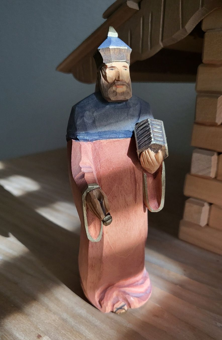 Figuren: original Brienzer Krippenfigur König Melchior – Gebraucht aus Opfikon von Chbe62