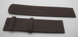 21 mm Leder Uhrenarmband braun, Nr. 46a