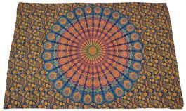 Wandtuch Mandala aus Baumwolle, als Decke Vorhang Deko