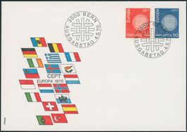 1970 - Europa - Ersttagsbrief FDC ET