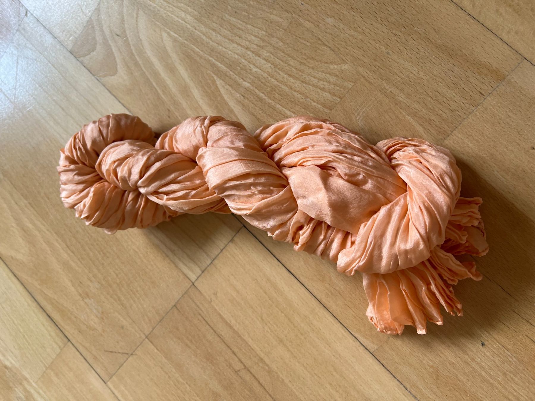 Colora Foulards, Tücher & Schals: Colora Schal, 100% Seide, helles Lachs, NEU – Neu (gemäss Beschreibung) aus Worb von farben20zauber 2
