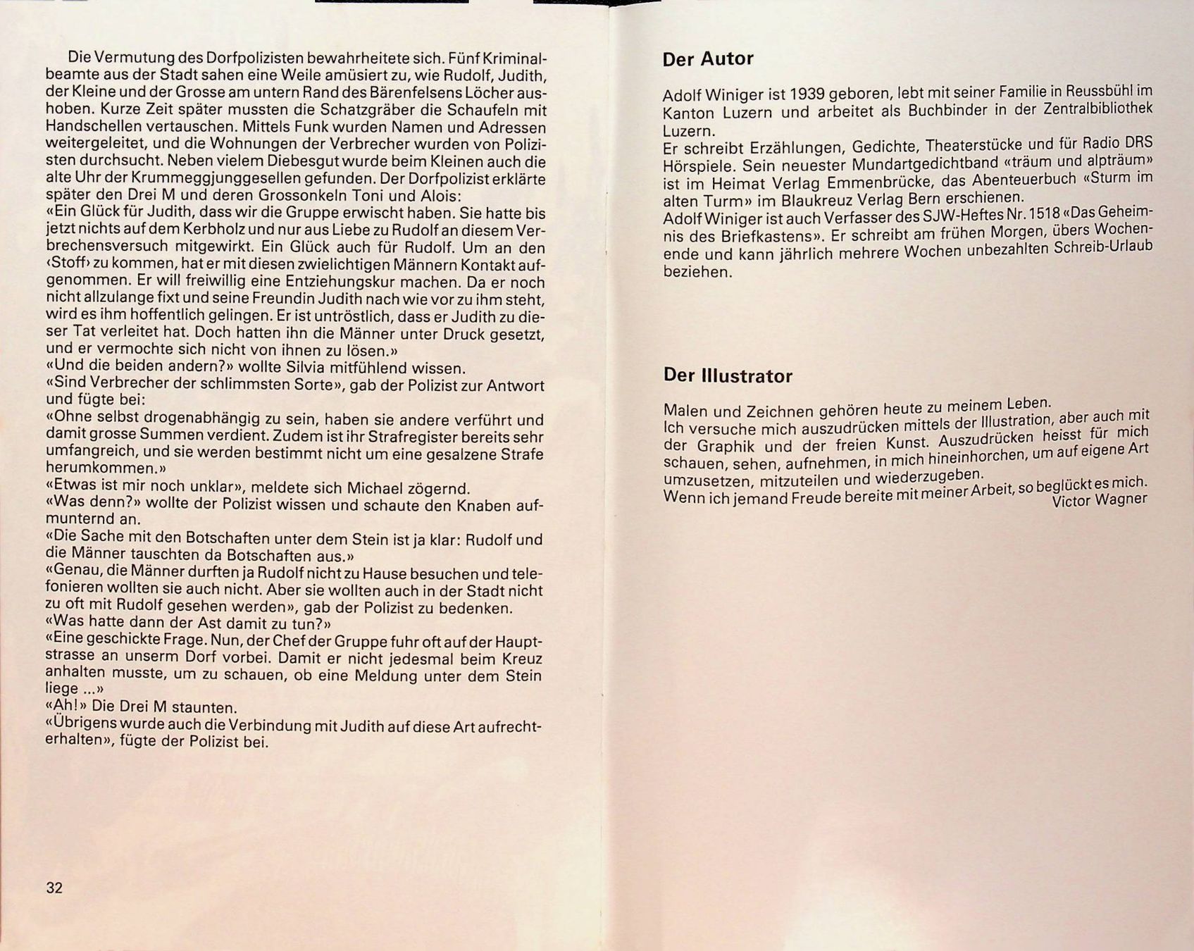 Libri: SJW 1705 Adolf Winiger Der rätselhafte Ast – Usato da Reitnau venduto da Zaomir 2