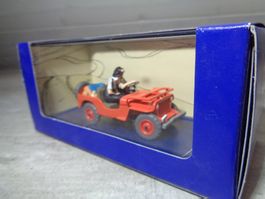 1:43 voiture Tintin collection / Tim & Struppi Jeep Willys