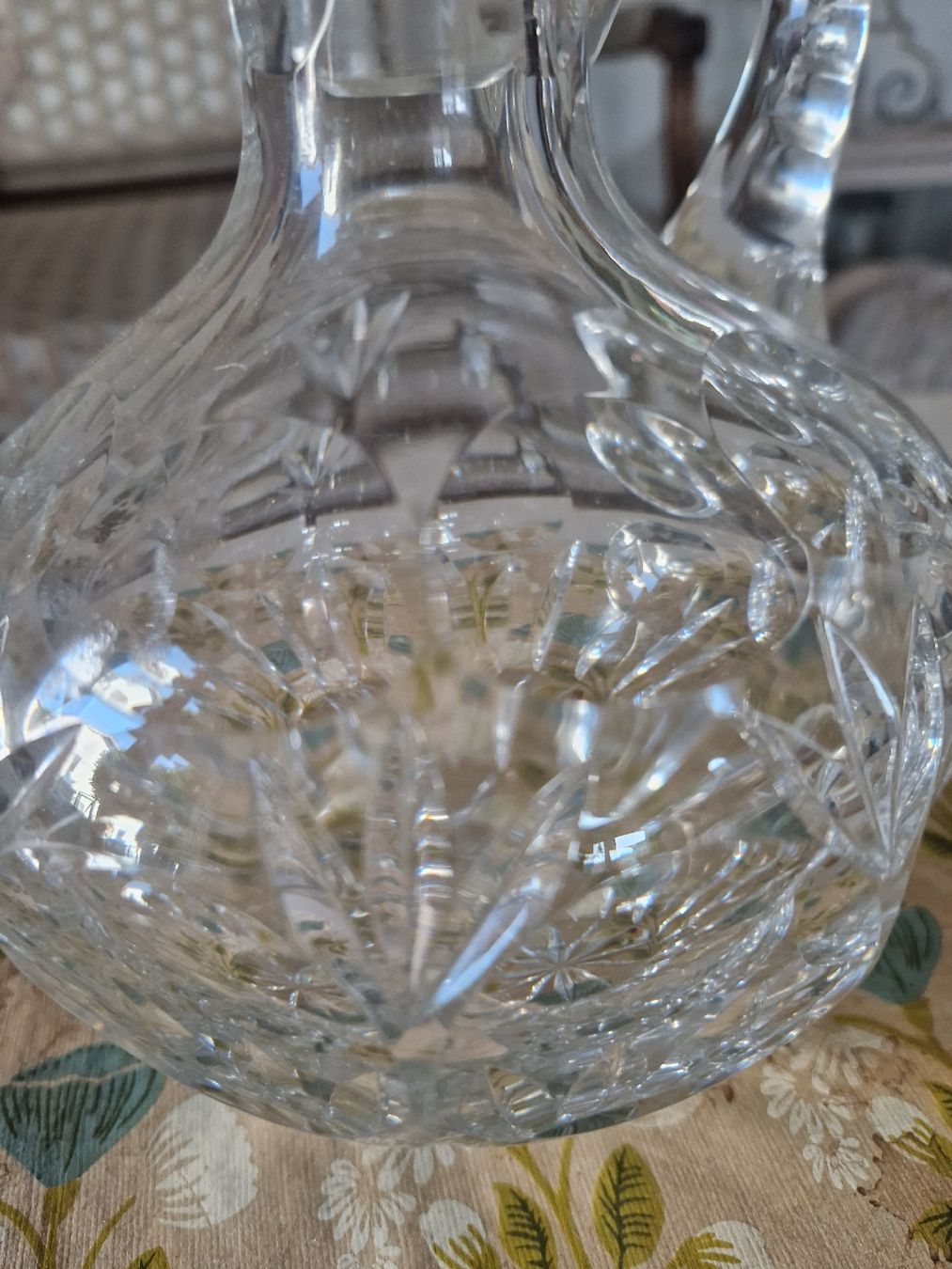 Caraffe: Bleikristall-Karaffe, schwer, in super Zustand – Usato da Degersheim venduto da eli031 1