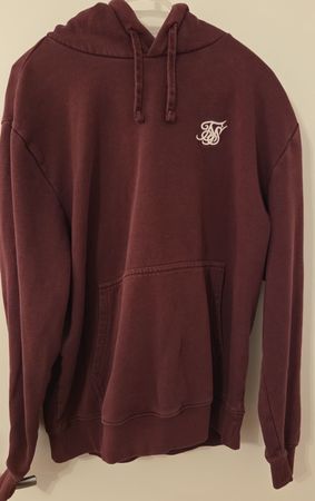 SikSilk Hoodie, bordeauxrot, Grösse M